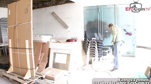 German mature blonde with extreme pussy piercings