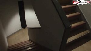 Petite 18yo asian hairy teen fucks in prison