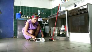 MMV German Amateur - MILF maid gets fucked hard in her