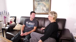 MMV Granny - Lovely blonde granny fucked from her young
