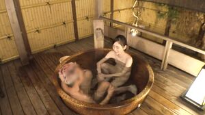 490FAN-172 Naked beautiful wife with glossy wet skin