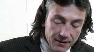 MMV Mature - MILF with big fake boobs gets cum in mouth