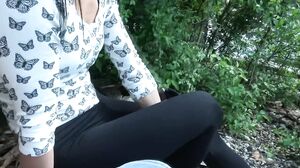 BlackSophie - Extrem Public! Fick am See - plötzlich be