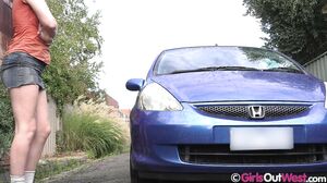 GirlsOutWest - Juliette And Max Peach Give Us A Lift