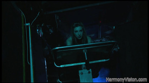 Franki Rider and  Mishka Devlin threesome - british brunette stockings heels nylon lingerie