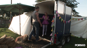 Outdoor group fuck at the farm