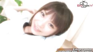 Petite small tits 18yo japanese teen get creampie in ha