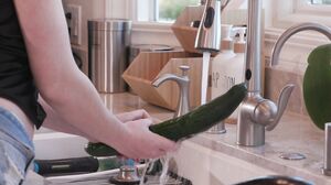 Petite blonde loses control around big black cocks