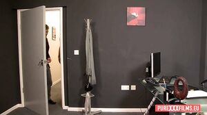 Pure XXX - Secretary chick Lyen Parker banged in the of