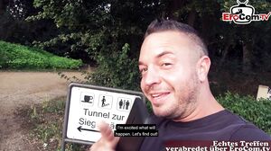 Public Sex date after disco with german blonde teen slu