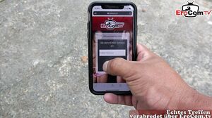 German mature milf public pick up outdoor date in Park