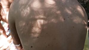 Tara Cherry X - Exhibits and Blowjob for two Walkers (p