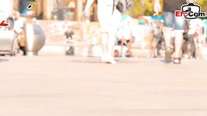 Tiny Au Pair student teen meet for real blind date in g