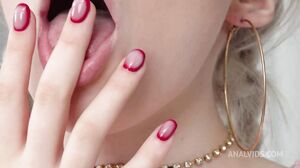 DP Kira Viburn - 4on1 First interracial gangbang for te