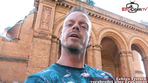 Real Blind Date Show with german Latina Single Slut