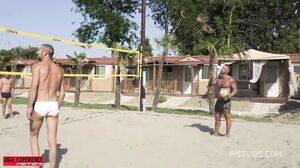 Musa Martina after Beach Volley, have a sex with 4 horn 2