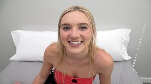 Watch this brand new aspiring teen pornstar make her fi