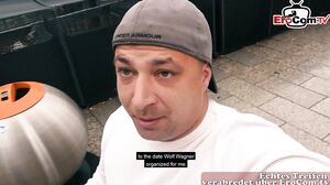 German Redhead Slut meet and fuck dating on Public Stre