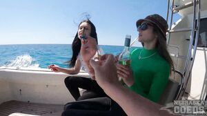 Gorgeous Nude Models Josie Matty On Vacation Yacht Sunb