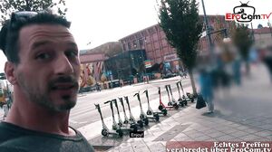 German Skinny blonde milf picked up on Street and fuck