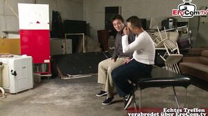 Asian milf natural tits and hairy pussy get creampie