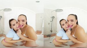 Moona Snake & Sofia Lee - Czech VR Fetish 395 Squeezing the Piss Out