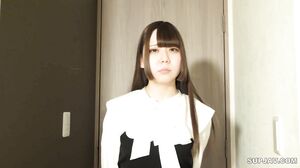 A slender beauty with beautiful legs extending from a f