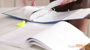 Lesbo Teachers Anissa Kate And Ania Kinski Share A Glas