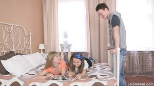 Creamy Jizz for Two Curious Teens - Natalie, Jalace