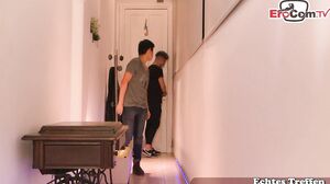 skinny gay couple try first time ass fuck