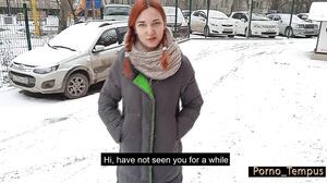 Porno_Tempus - Russisk rødhåret studerende forført af m