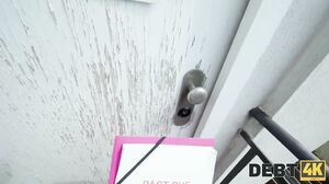 Stacy Cruz - Debt Collector's Hidden Camera Show in HD