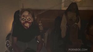 Halloween horror story DP-dap fisting anal Cheyla Collins, Katherin Moore, Camila Cooper, Elizabeth Taylor