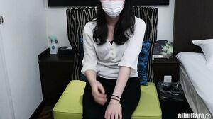 Sky Angel - Sweet Asian teen with hairy pussy pounded a