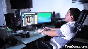 TeenGonzo - Petite teen Jade Jantzen fucks her photogra