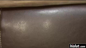 Busty babe gets a nice facial