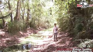 18yo teen gay couple fuck anal outdoor in forest