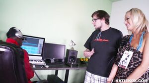 Katie Kox - Hip Hop Groupie Interracial Scene