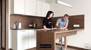 Jolie Butt - Came to a guy to do homework in a MYDRIASI