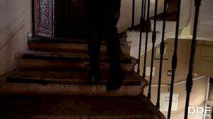 Horny Russian Cop Lara Frost Takes a DP Gangbang from 3 Criminals GP2230 in HD