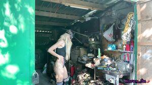 Horny_Ju - Fucking Min Våde Fisse I Garagen _ Liderlig_