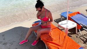 horny69rabbits - Stranger from a Public Beach Finished