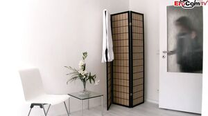 EroCom - Brunette milf is fucked by the masseur during