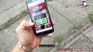 EroCom - Horny blonde with a tattooed body and big tits