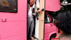 EroCom - Mature German woman with small breasts seduced