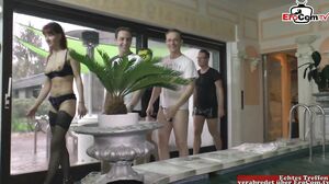 EroCom - German group sex party in a swingers club with