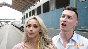 Nympho Tourist Veronica Leal Squirts During DP Fuck Frenzy