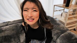 494SIKA-329 Continuous facial cumshot in 3P walk on rem