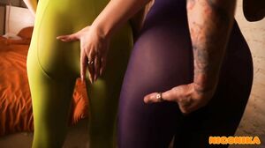 Nika Nut - Pov 2 Girl _ Spruce Sluts in Colorful Pantyh