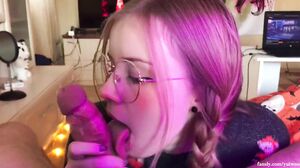 Yuiwoo - Cumshot on the face of a CUTE STEPSISTER